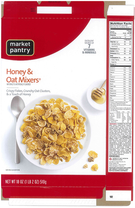 Alerts | Gilster - Mary Lee Corp. Issues an Allergen Alert for Undeclared  Almonds in Market Pantry Honey & Oat Mixers Ready to Ea