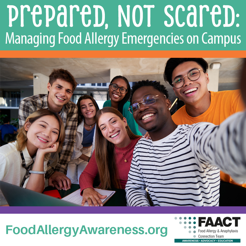 Be Prepared, Not Scared: How To Manage Food Allergy Emergencies on Campus