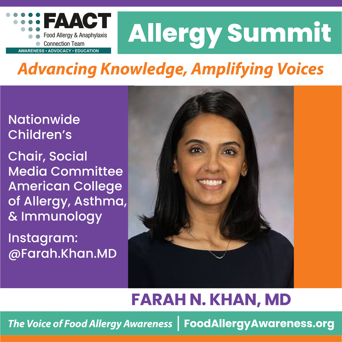 Farah N Khan, MD bio and information