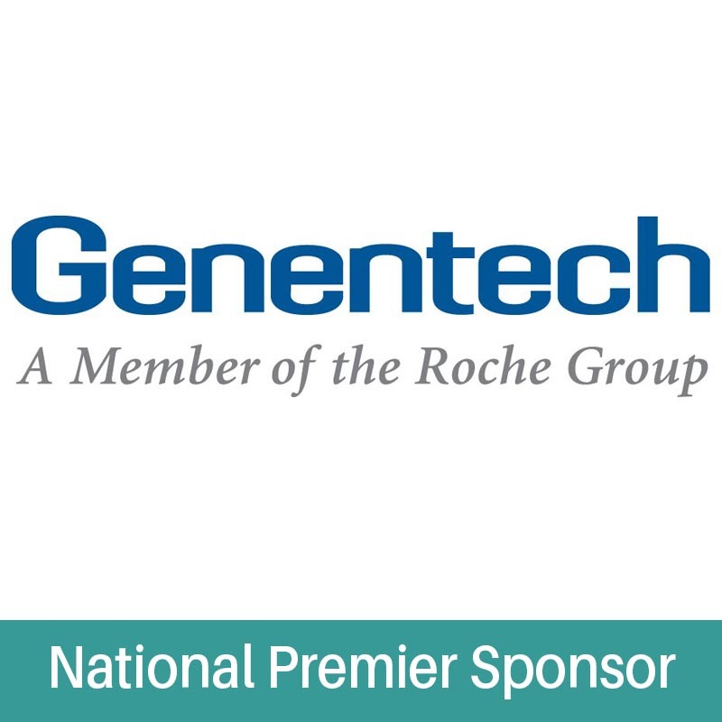 Genentech logo - National Premier Sponsor