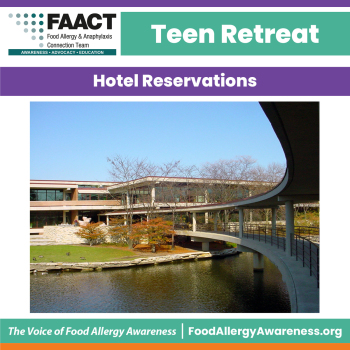 Teen Retreat Hotel Reservations