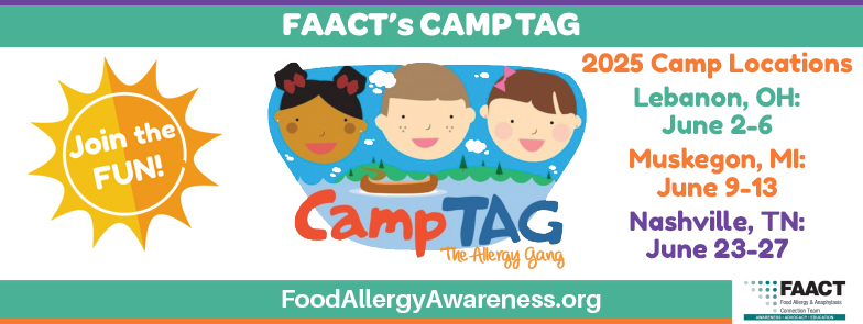 FAACT Camp TAG (The Allergy Gang)