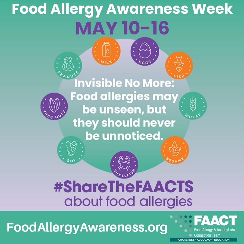 May 10-16 Food Allergy Awareness Week