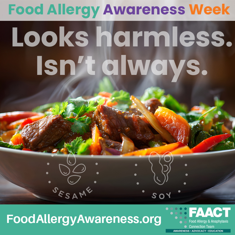 Food Allergy Awareness Week. 9 Foods. Looks Harmless.