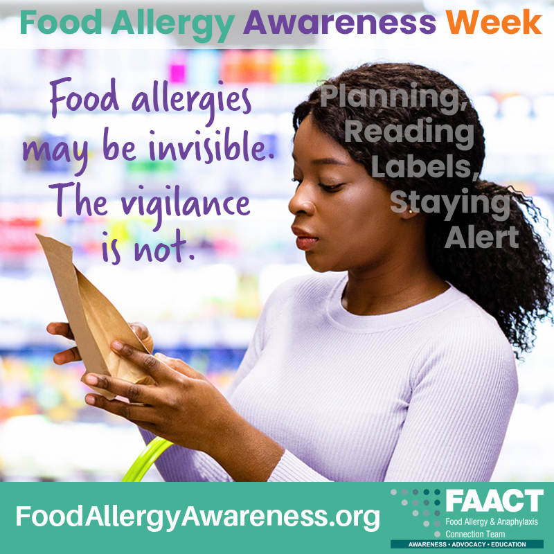 Food Allergy Awareness Week Poster